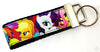 My Little Pony Key Fob Wristlet Keychain 1 1/4"wide Zipper pull Camera strap - Petcollarshandmades