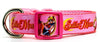 Sailor Moon dog collar handmade adjustable buckle collar 1" wide or leash pink Petcollarshandmade