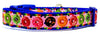 Donuts dog collar handmade adjustable buckle collar 1" wide or leash Petcollarshandmade