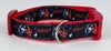 Thriller Michael dog collar Handmade adjustable buckle collar 1" wide or leash Petcollarshandmade