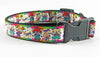 Rugrats dog collar handmade adjustable buckle collar 1" or 5/8" wide or leash Petcollarshandmade