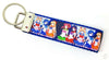 Sailor Moon Key Fob Wristlet Keychain 1"wide Zipper pull Camera strap handmade - Petcollarshandmades