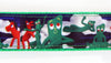 Gumby dog collar handmade adjustable buckle collar 1" wide leash Petcollarshandmade