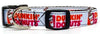 Dunkin Donuts Dog collar handmade adjustable buckle 5/8"wide or leash small dog Petcollarshandmade