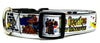 The Beatles dog collar handmade adjustable buckle collar 1" wide or leash Petcollarshandmade