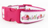 VW Beetle dog collar handmade adjustable buckle collar 1" wide or leash Petcollarshandmade