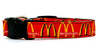 McDonald's Dog collar handmade adjustable buckle 5/8" wide or leash Petcollarshandmade