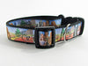 Wizard of Oz dog collar handmade adjustable buckle 1" or 5/8" wide or leash Petcollarshandmade