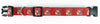 SF 49ers dog collar handmade adjustable buckle collar football 1" wide or leash Petcollarshandmade