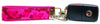 Camo Pink Key Fob Wristlet Keychain 1"wide Zipper pull Camera strap handmade Petcollarshandmade