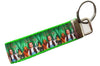 Wizard of Oz Key Fob Wristlet Keychain 1"wide unique key fob great gift handmade - Petcollarshandmades
