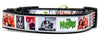 The Munsters dog collar handmade adjustable buckle 1" or 5/8" wide or leash TV Petcollarshandmade