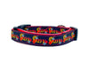 KISS dog collar handmade adjustable buckle 1" or 5/8" wide or leash Rock N Roll Petcollarshandmade