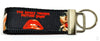 Rockey Horror Picture Show Key Fob Wristlet Keychain 1 1/4"wide Zipper pull - Petcollarshandmades