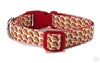 Tacos dog collar handmade adjustable buckle collar 5/8" wide or leash small dog Petcollarshandmade