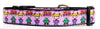 Rugrats dog collar handmade adjustable buckle collar 1" wide or leash pink Petcollarshandmade