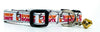 Dunkin Donuts cat or small dog collar 1/2"wide adjustable handmade bell or leash Petcollarshandmade