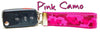Camo Pink Key Fob Wristlet Keychain 1"wide Zipper pull Camera strap handmade Petcollarshandmade