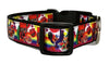Fruit Loops dog collar handmade adjustable buckle collar 1" wide or leash - Petcollarshandmades