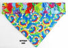 Mermaids Dog Bandana, Over the Collar dog bandana, Dog collar bandana, puppy - Petcollarshandmades