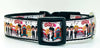 Grease dog collar Handmade adjustable buckle collar 1" wide or leash movie Petcollarshandmade