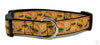 Hamburgers & Fries Dog collar handmade adjustable buckle collar 1" wide or leash - Petcollarshandmades