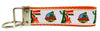 Gumby & Pokey Key Fob Wristlet Keychain 1"wide Zipper pull Camera strap handmade Petcollarshandmade