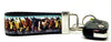 Horses Key Fob Wristlet Keychain 1 1/4"wide Zipper pull Camera strap - Petcollarshandmades