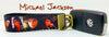 Michael Jackson Key Fob Wristlet Keychain 1"wide Zipper pull Camera strap - Petcollarshandmades