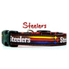 Steelers football dog collar handmade adjustable buckle 5/8" wide or leash Petcollarshandmade