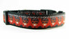 Friday The 13th dog collar handmade adjustable buckle collar 1" wide or leash - Petcollarshandmades