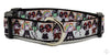Horror characters dog collar handmade adjustable buckle collar 1"wide leash - Petcollarshandmades