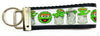 Oscar The Grouch Key Fob Wristlet Keychain 1 1/4"wide Zipper pull Camera strap - Petcollarshandmades