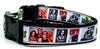 The Munsters dog collar handmade adjustable buckle 1" or 5/8" wide or leash TV Petcollarshandmade