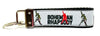 Queen Freddie Mercury Key Fob Wristlet Keychain 1"wide Zipper pull Camera strap - Petcollarshandmades