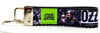 Ozzy Osbourne Key Fob Wristlet Keychain 1"wide Zipper pull Camera strap handmade - Petcollarshandmades