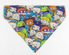 Rugrats Dog Bandana, Over the Collar dog bandana Dog collar bandana puppy Petcollarshandmade