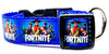 Fortnite dog collar handmade adjustable buckle collar 1" wide or leash - Petcollarshandmades